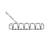 Прокладка 04205894 клапанной крышки двигателя FRONT DEUTZ BF6M1013 трактора Т-17021,Т-16131-03