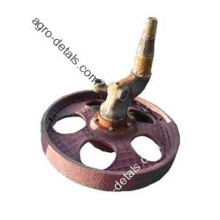 Колесо направляющее 79.32.012 левое с колен осью гусеничного трактора ДТ-75