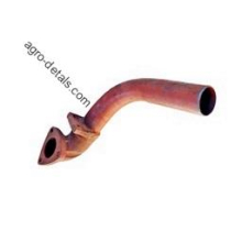 Труба выпускная 14-07С4А глушителя выхлопной системы двигателя СМД-14 трактора Т-74