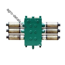 Гидрораспределитель 3РЭ50-02Б с электромагнитным управлением 3 секционный 73.00.00.000В-01 комбайна Дон-1500