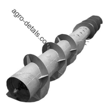 Шнек жатки консольный 3518050-11010-02 труба с лентой длинна 6м комбайна Дон-1500