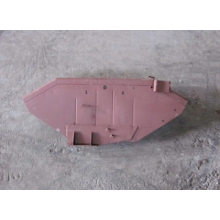 Крыло левое СШ20.47.028-5А грязезащитного устройства кабины трактора Т16,СШ 2540