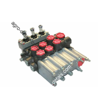 Гидрораспределитель Р80-3/1-222 моноблочный 3-х секционный тракторов Т-150, Т-17221, Т-17021, ДТ-75